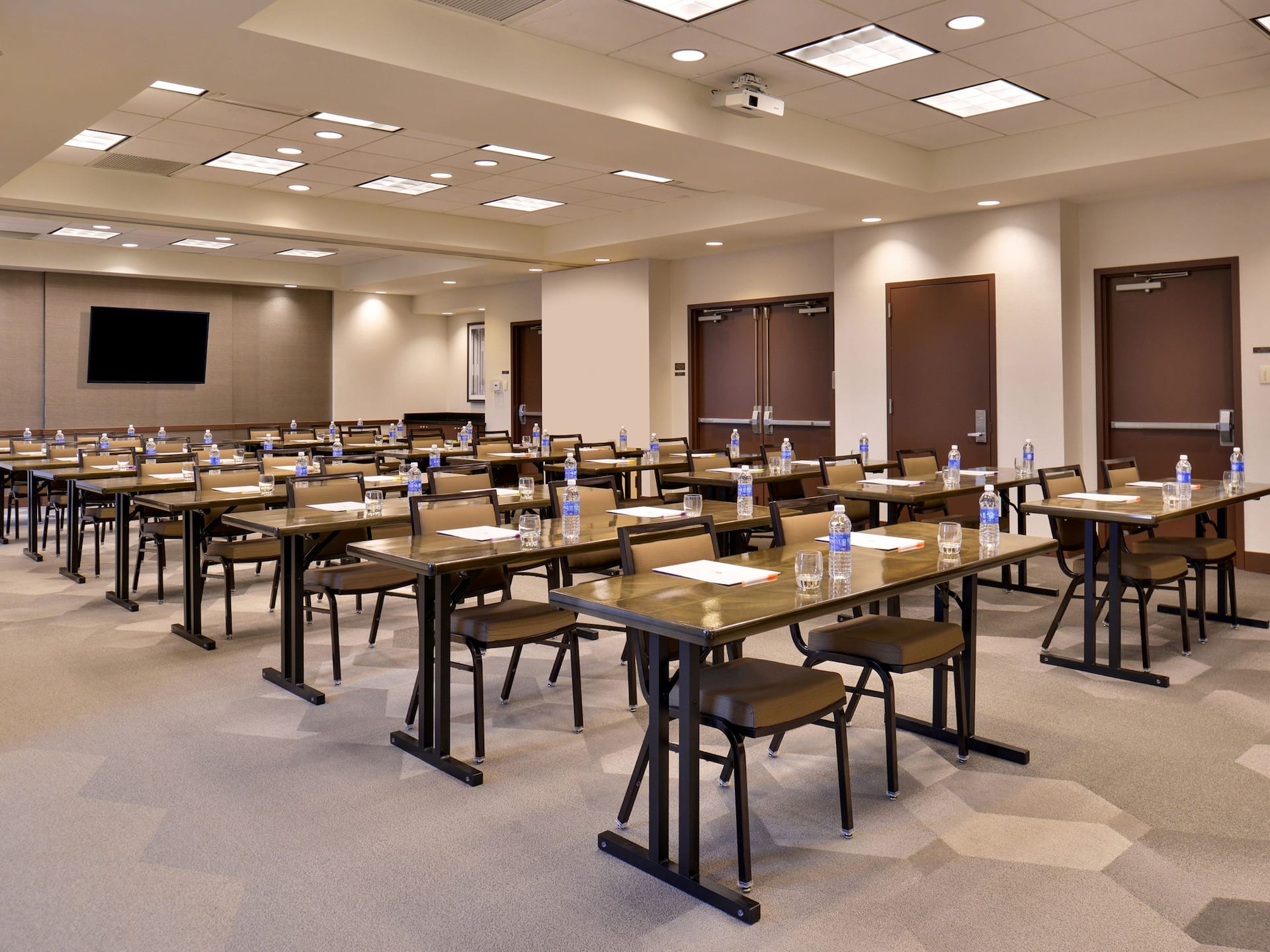 Hyatt Place Garden City Meeting Room Lecture Setup