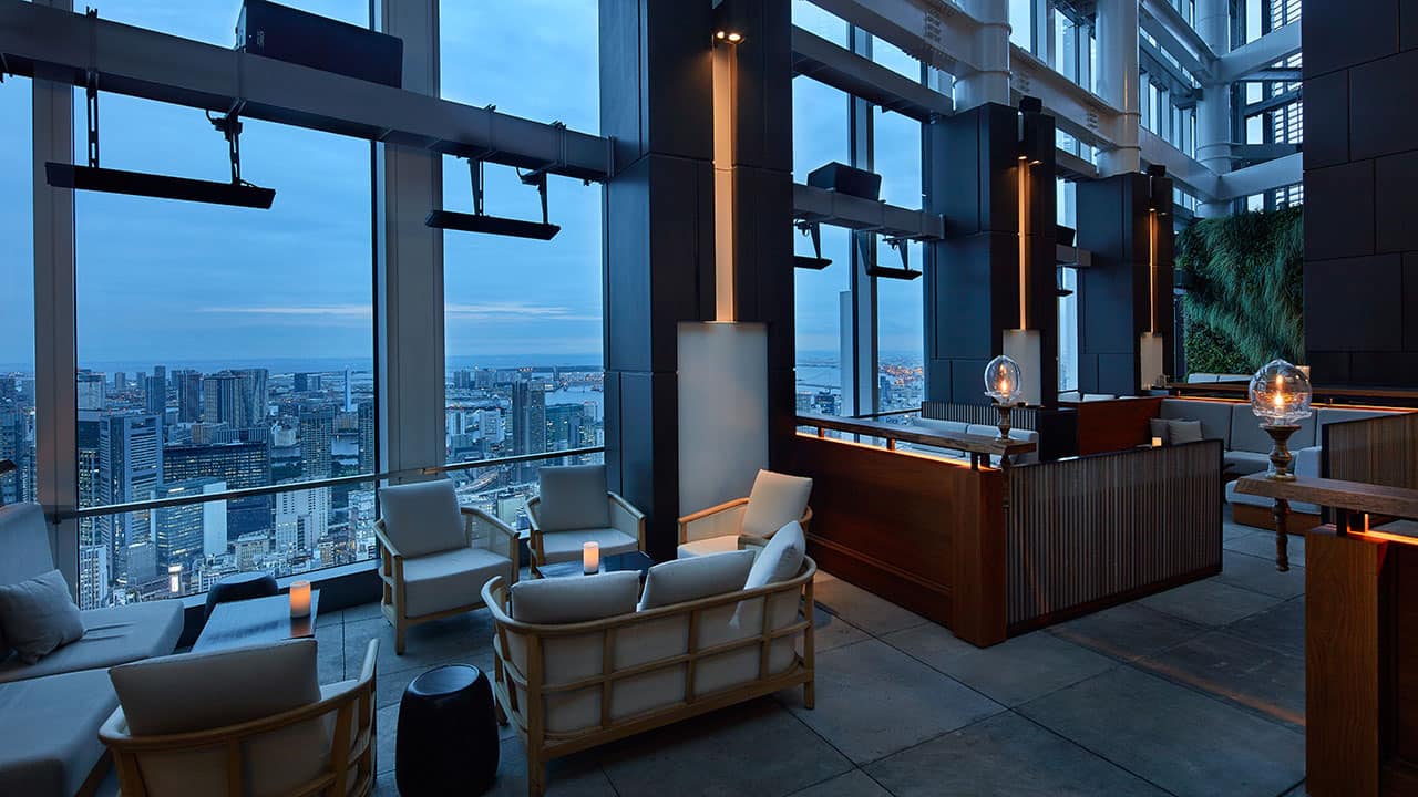Andaz Tokyo Toranomon Hills Rooftop Bar Overview