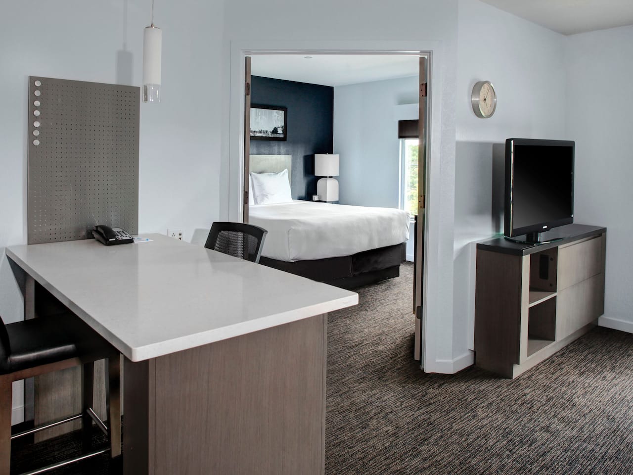 Hyatt House Branchburg Suite King Bed Room