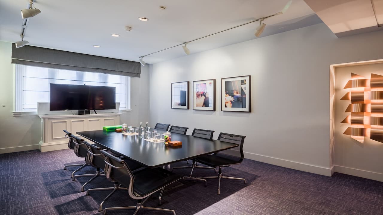Small suites meeting space at Andaz London Liverpool Street