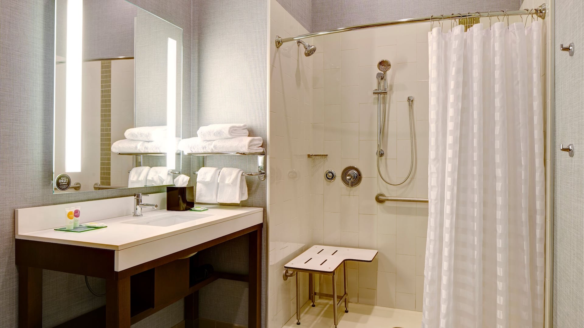 2/2 Hyatt Place St. Paul/Downtown ADA Bathroom Shower
