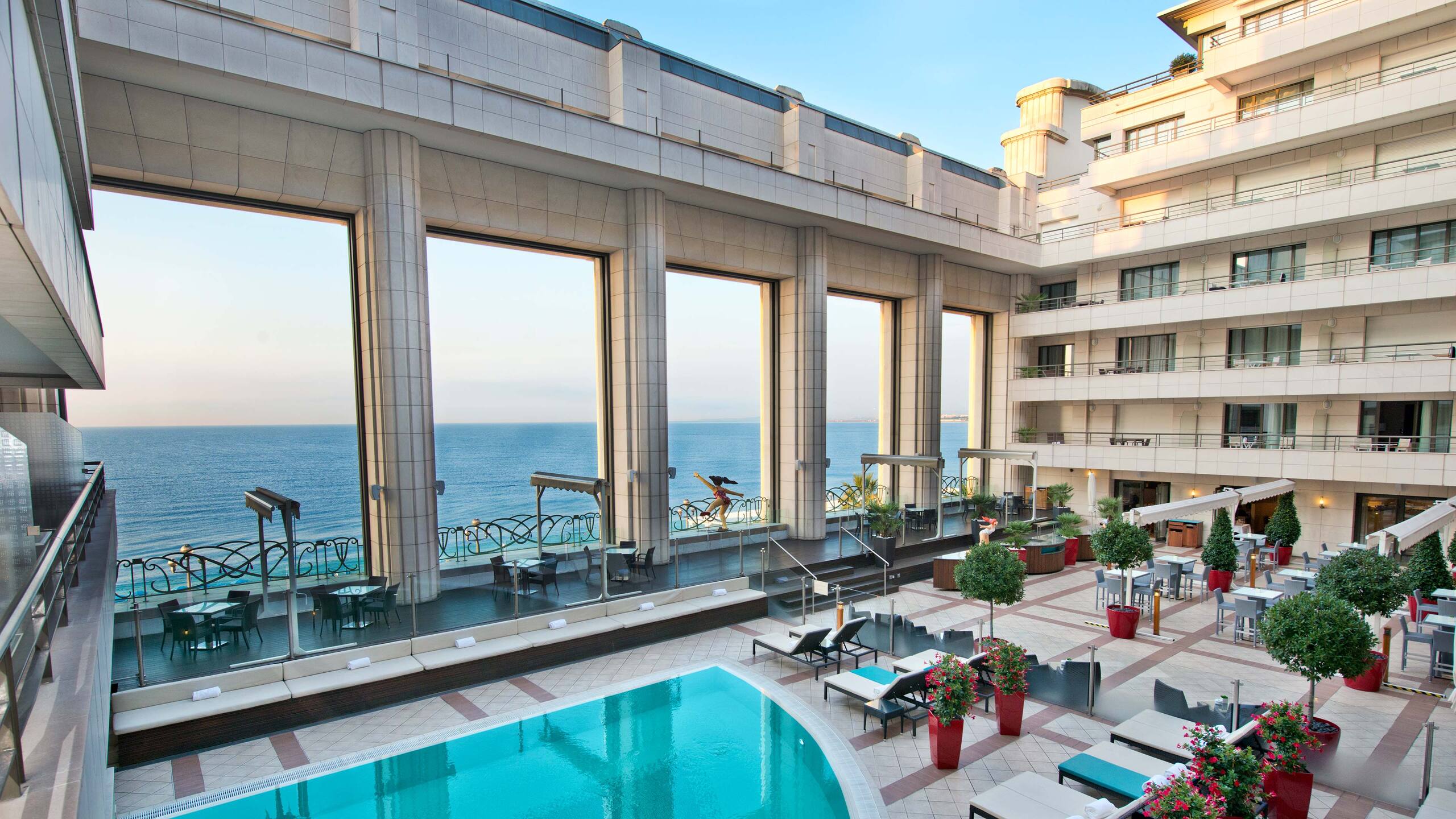 Hyatt Regency Nice Palais de la Méditerranée Terrace General View