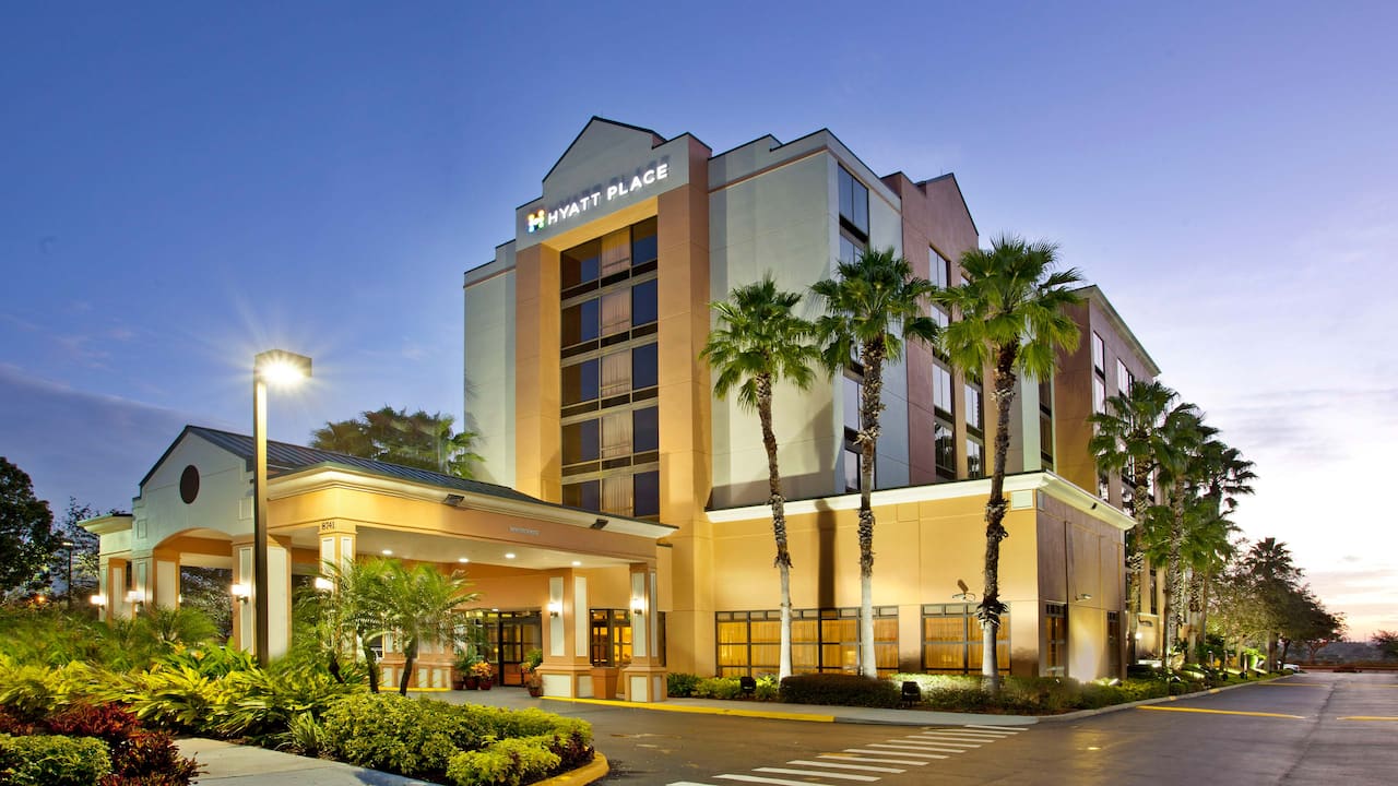 Exterior of Hyatt Place Orlando / Convention Center.