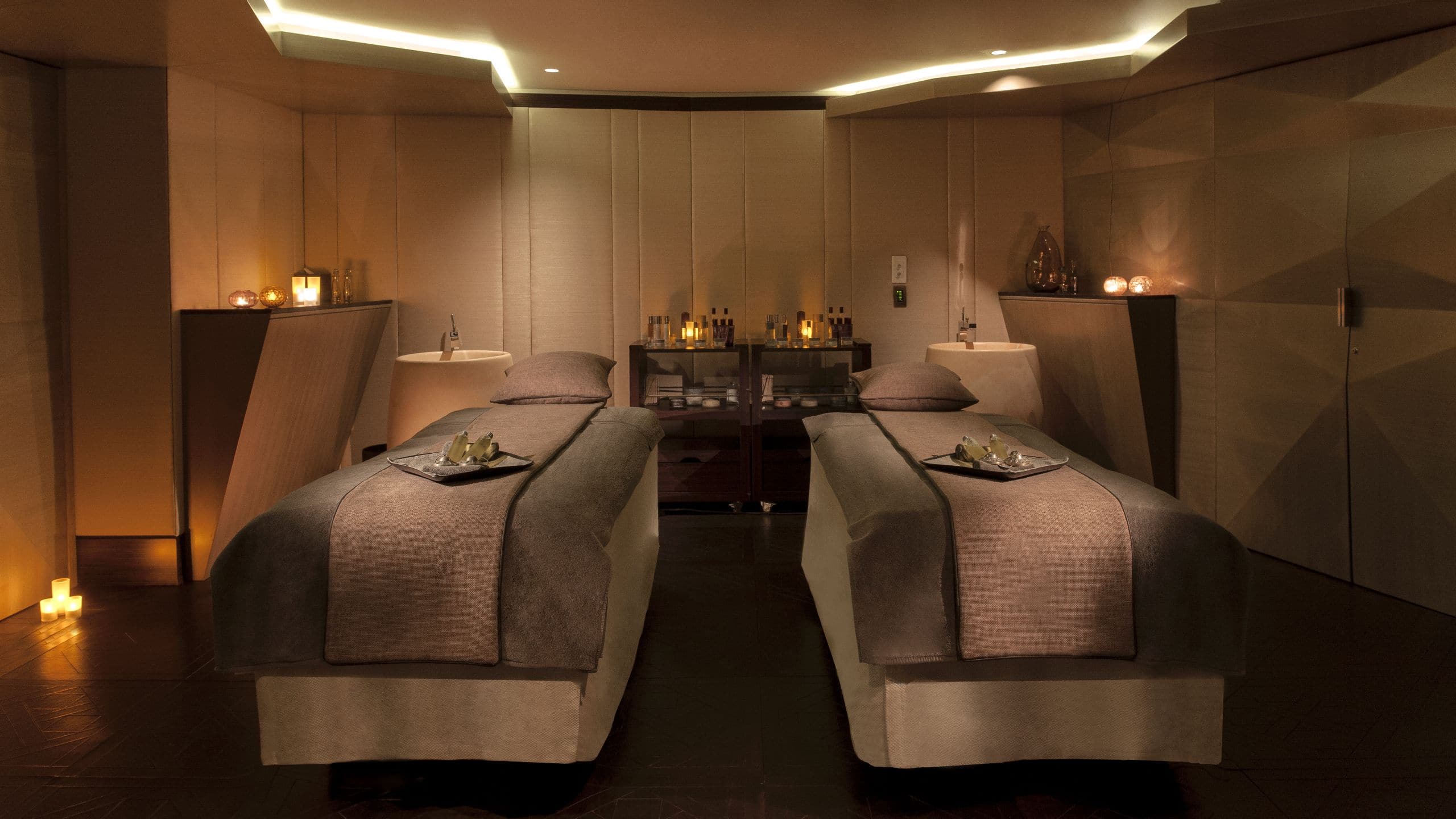 Hyatt Centric Levent Istanbul Private Spa Suite Massage Tables