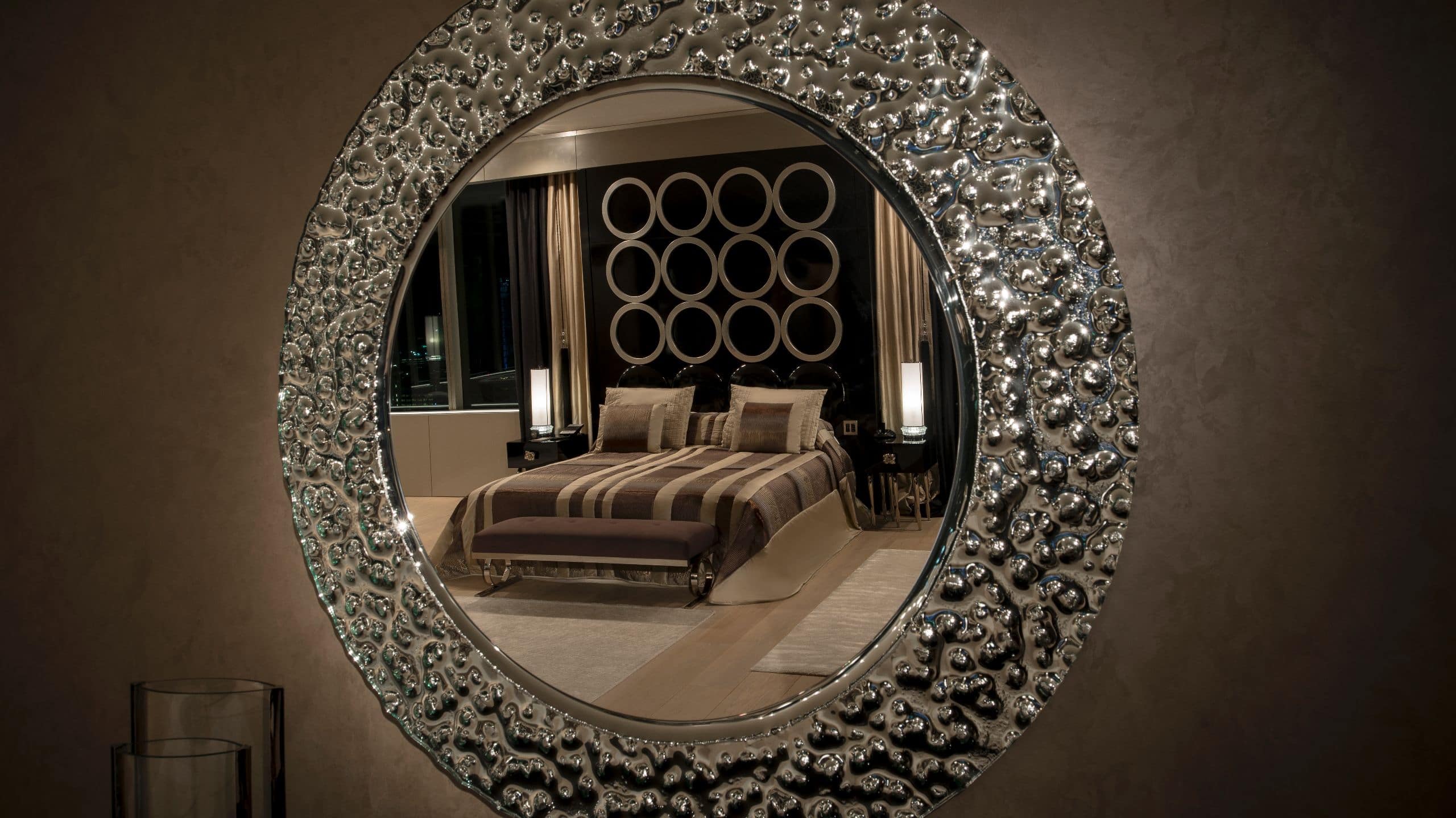 Hyatt Centric Levent Istanbul Penthouse Suite Bedroom Mirror