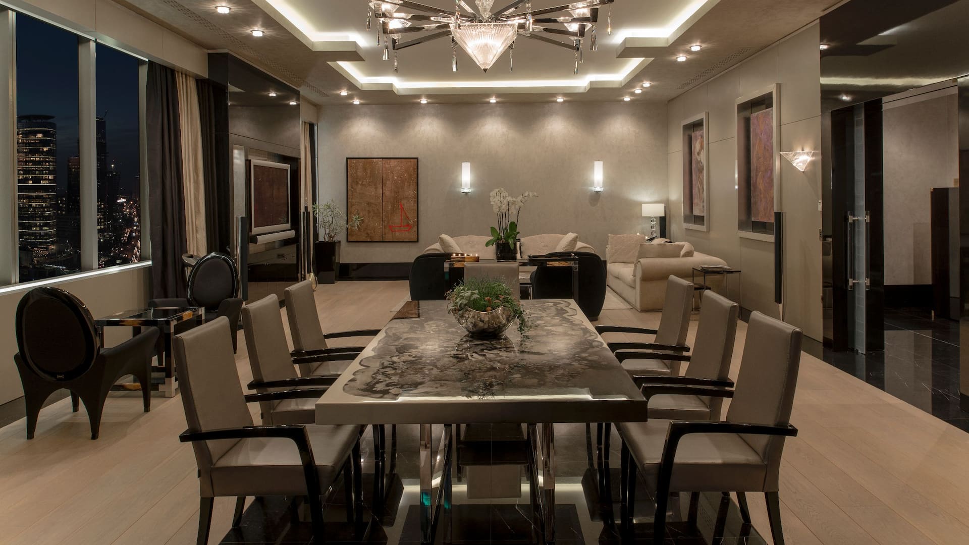 7 / 9 Hyatt Centric Levent Istanbul Penthouse Suite Living Area