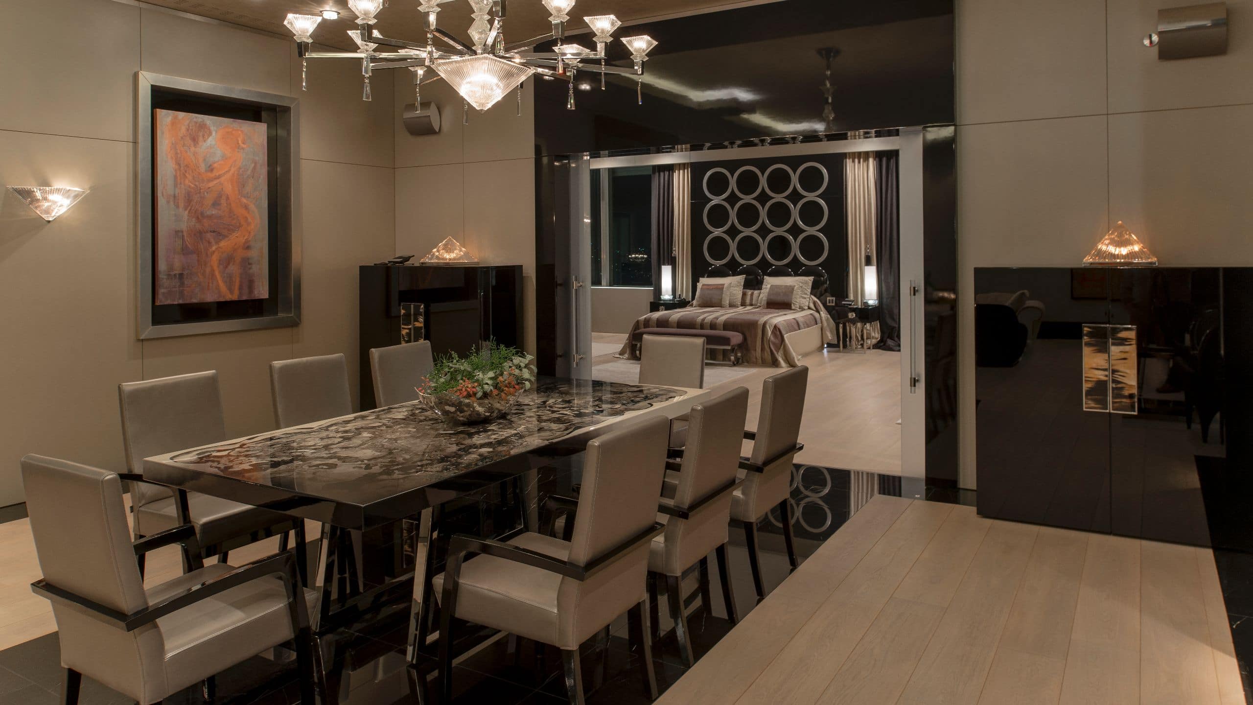 Hyatt Centric Levent Istanbul Penthouse Suite Dining Room