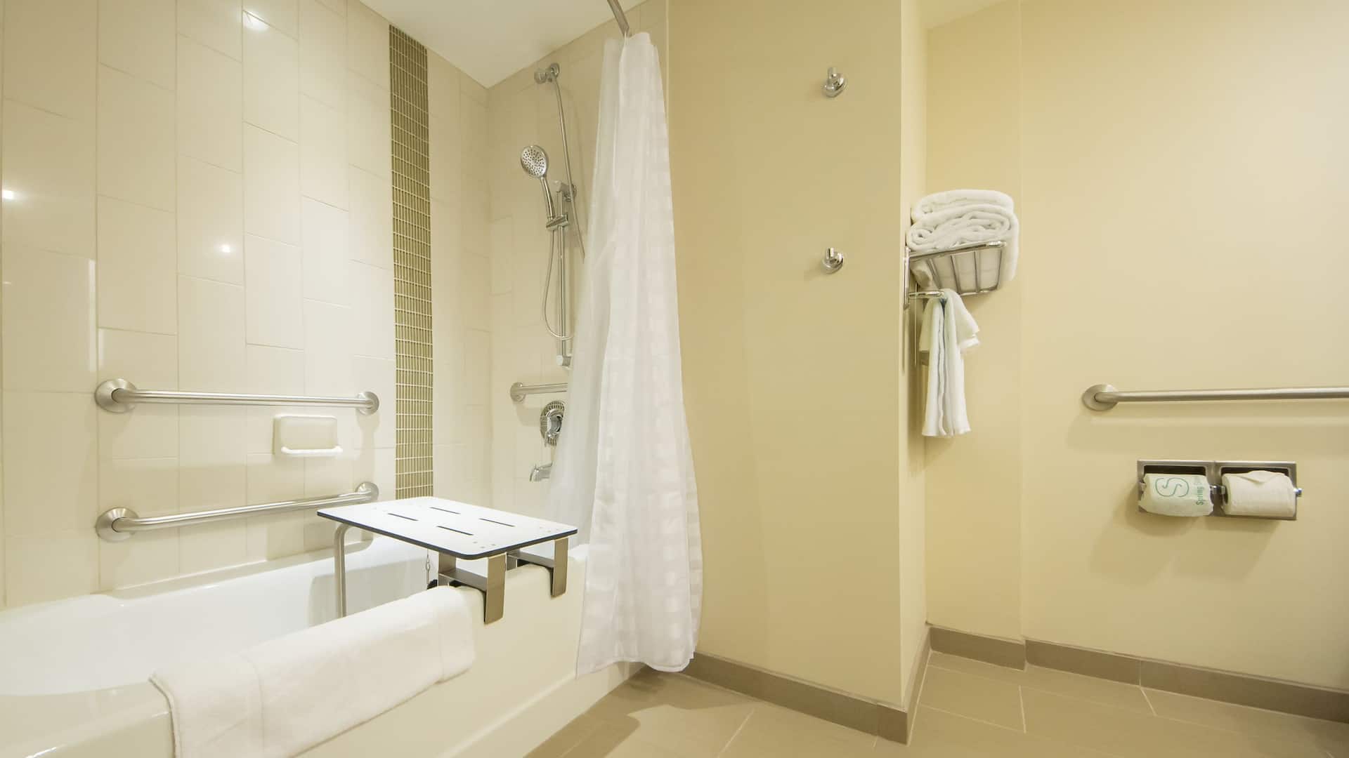 2 of 2 Hyatt Place Orlando/Lake Buena Vista Accessible Bathroom