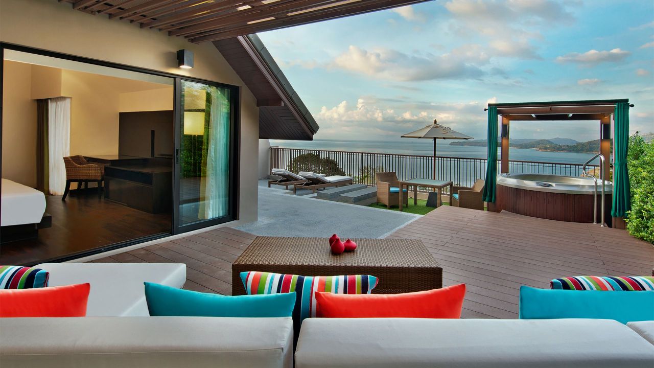 Ocean View Terrace Room Day