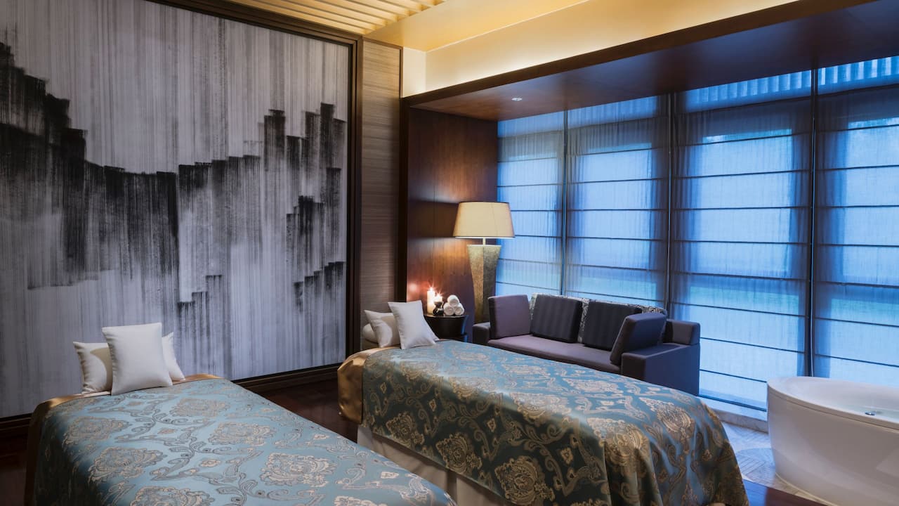 Spa Treatment Room with two massage tables