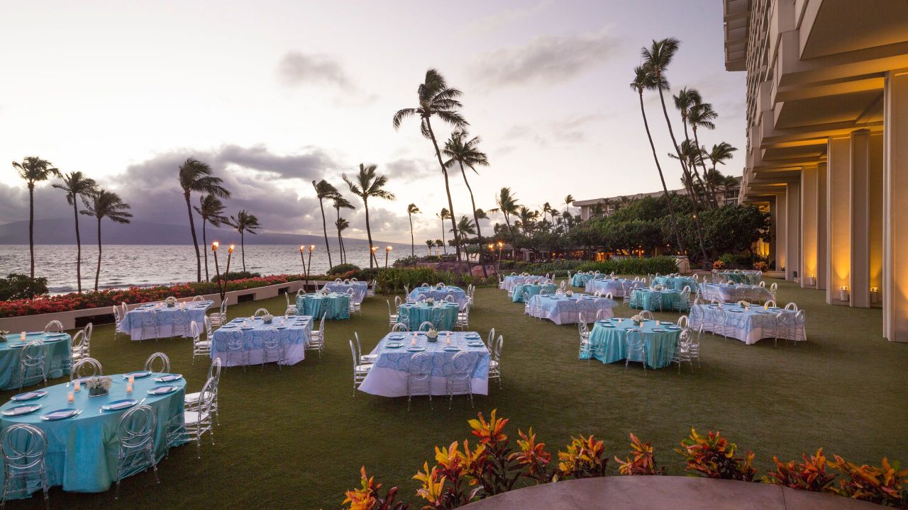 Maui Event And Wedding Venues Hyatt Regency Resort Spa Maui Outdoor Venues At Hyatt Regency