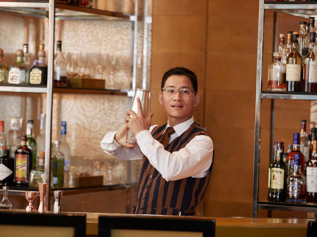 Colleagues In Action Bartender
