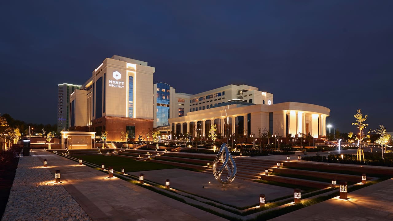 Hotel Exterior Night View