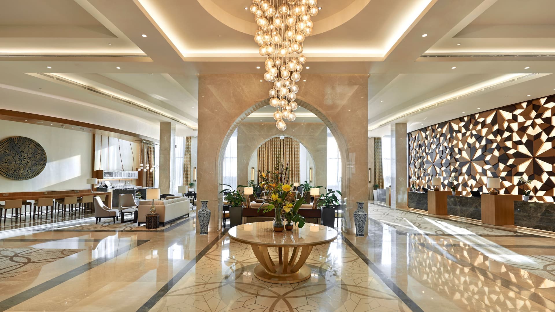 Tashkent hotel lobby