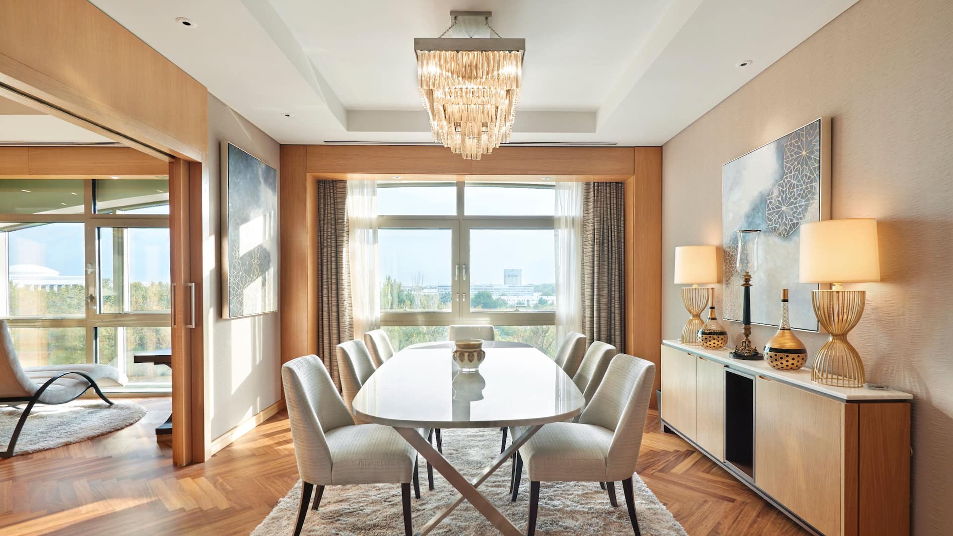 Hyatt Regency Tashkent Presidential Suite Dining Room