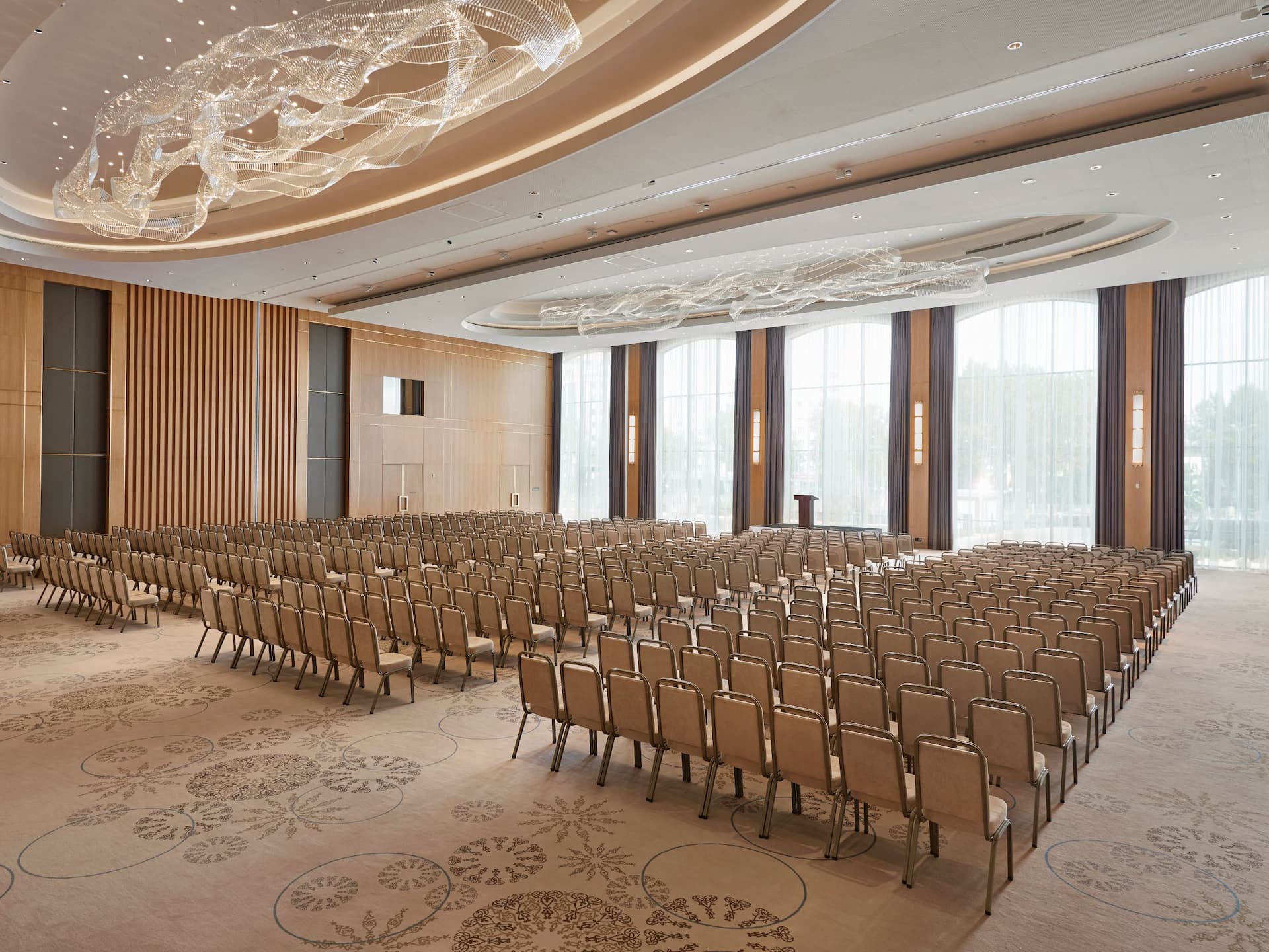 Hyatt Regency Tashkent Regency Ballroom Theatre Setup