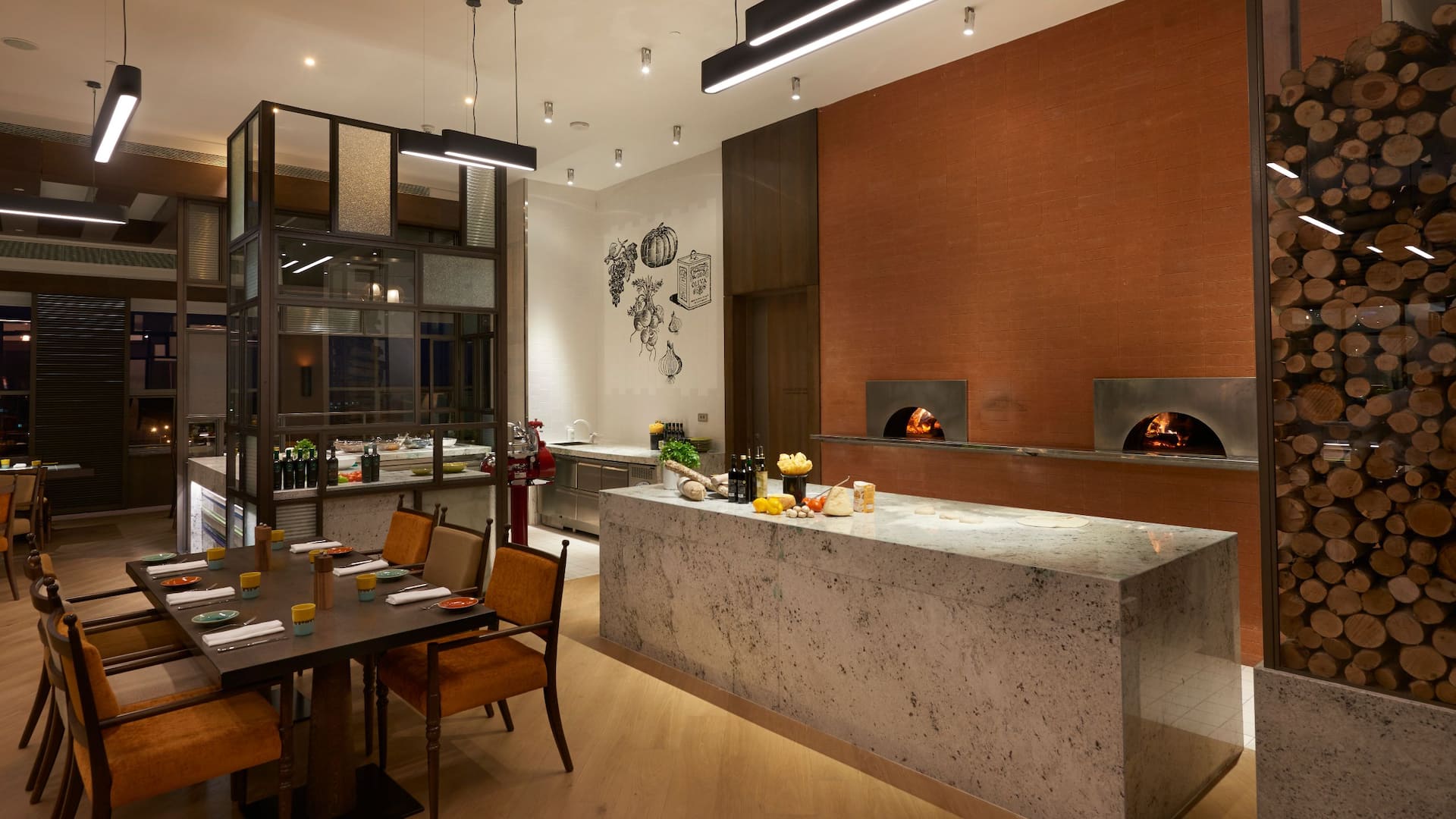 Hyatt Regency Tashkent Sette Bistro Pizza Oven