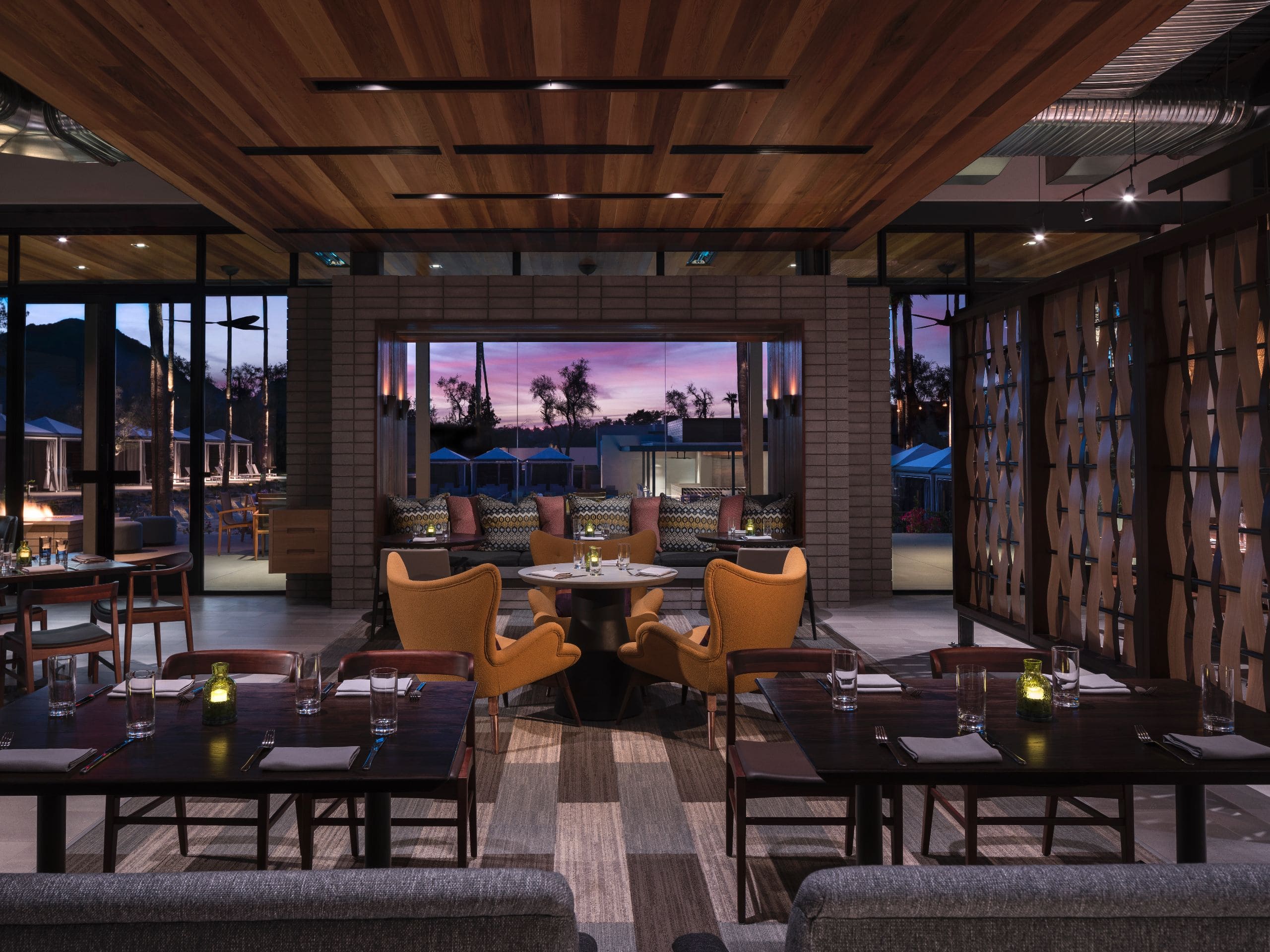Andaz Scottsdale Resort & Bungalows Weft Warp Sunset Dining