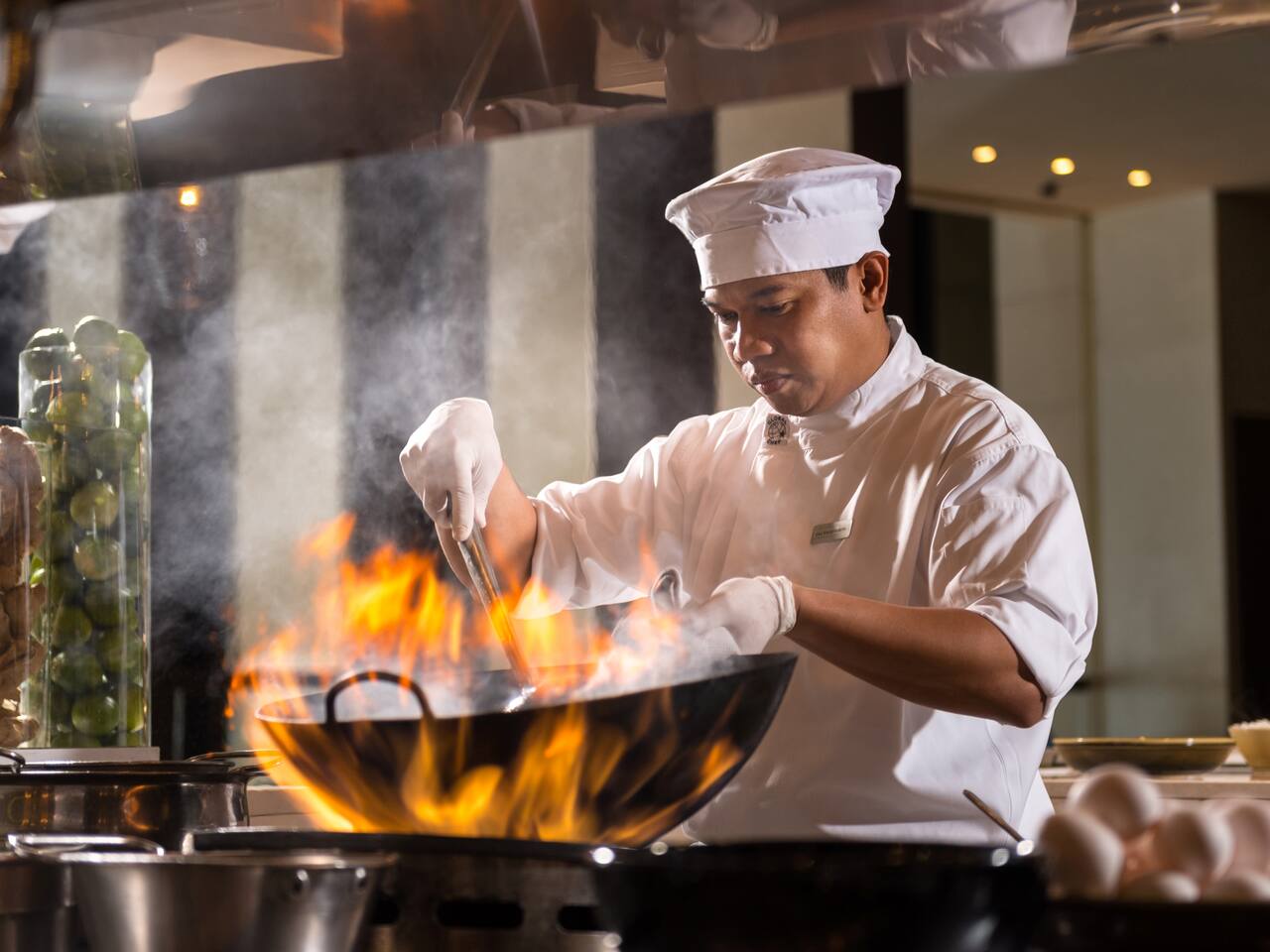 Chef at Grill