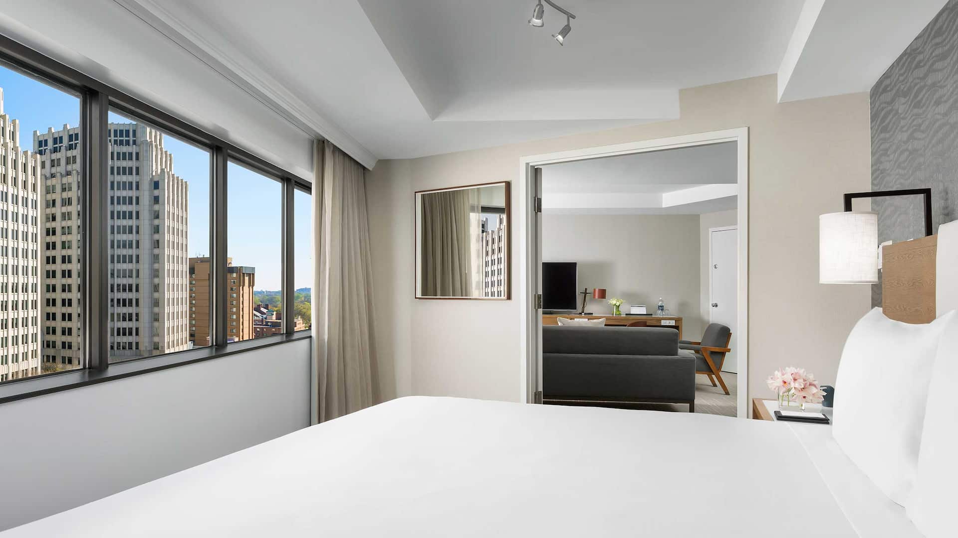 Hyatt Regency Bethesda King Suite Bedroom