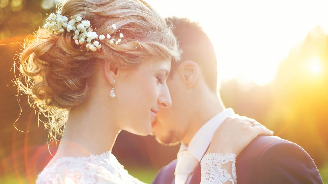 Bride and groom