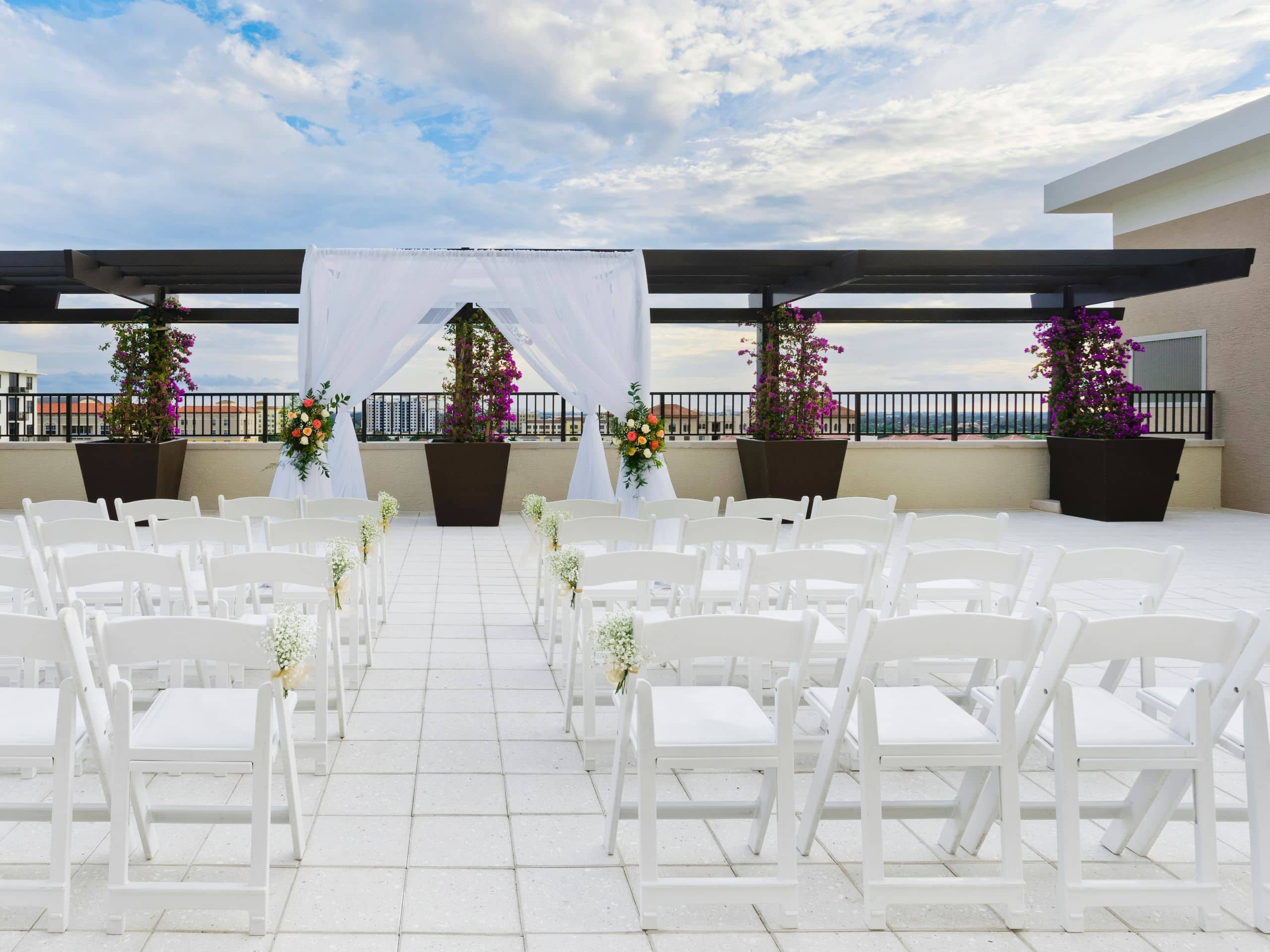 Contemporary Hotel Near Mizner Park Hyatt Place Boca Raton   Hyatt Place Boca Raton Downtown P037 Rooftop Wedding.4x3 