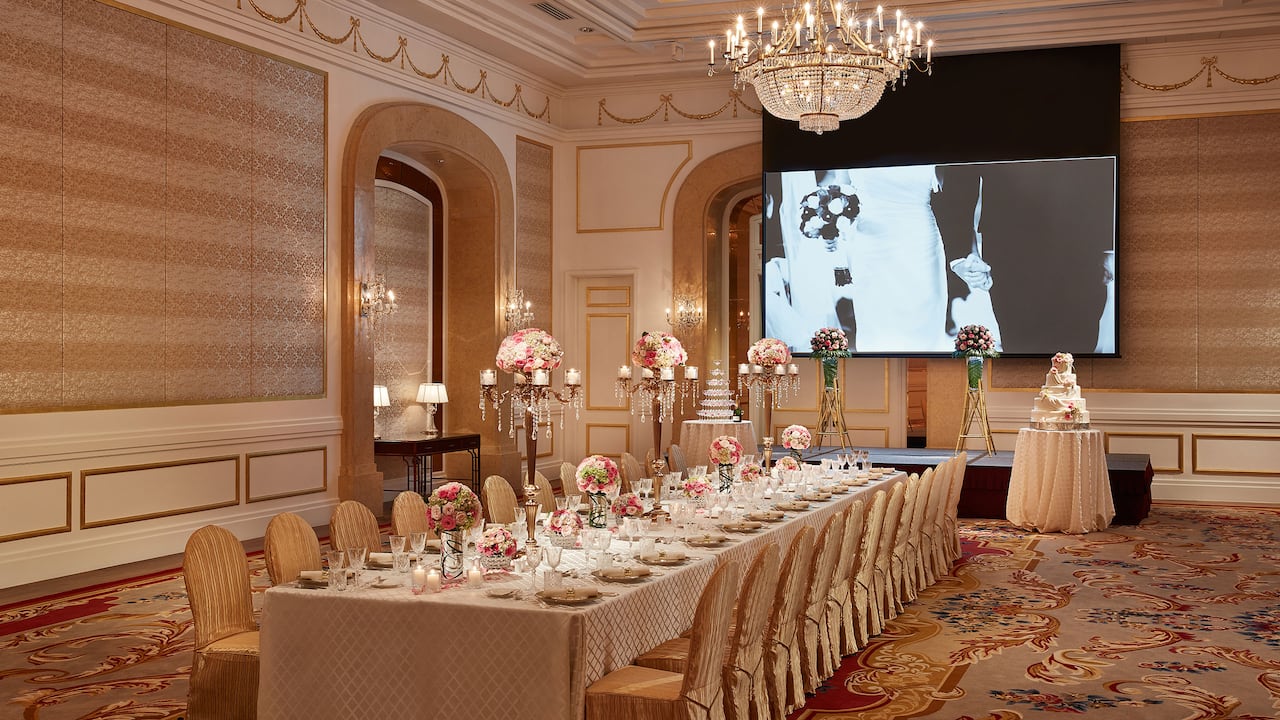 Weddings in Ho Chi Minh Vietnam (Park Hyatt Saigon Ballroom Wedding Venue)