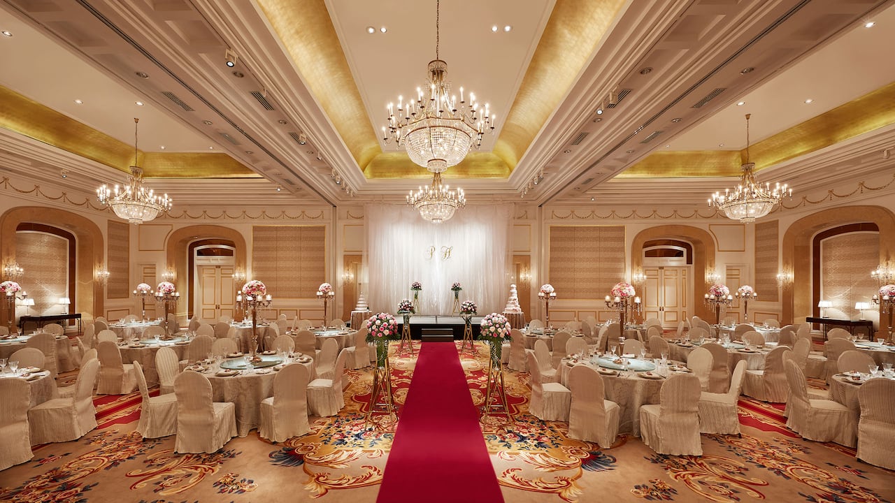 Ballroom wedding