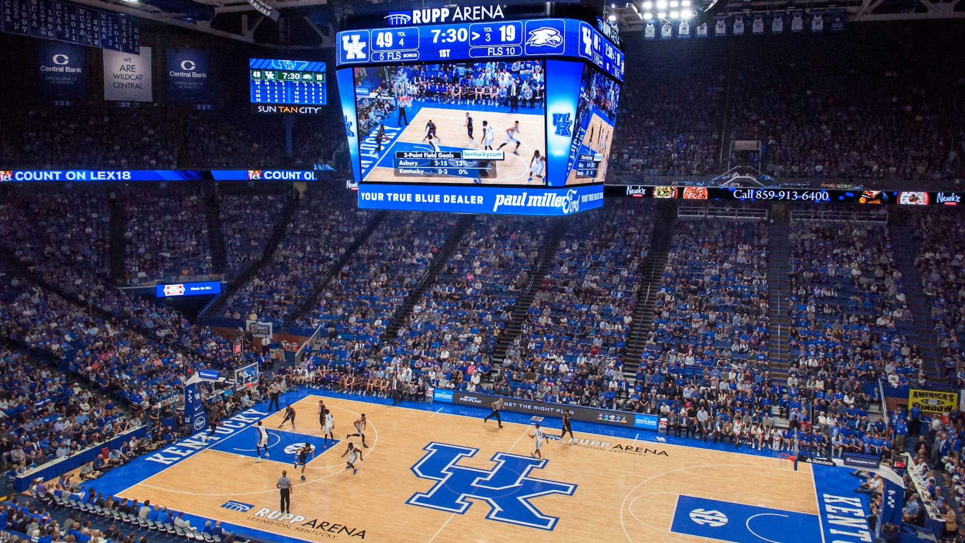 Hyatt Regency Lexington Rupp Arena Basketball Game