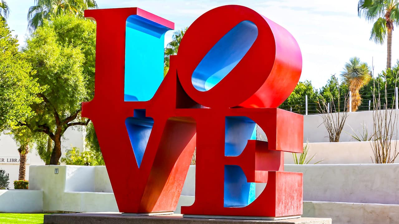 Civic Center Love Sculpture 
