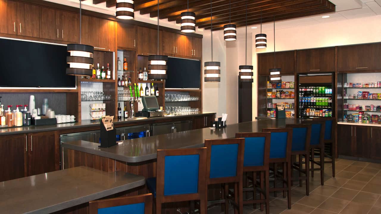 Bar and seating