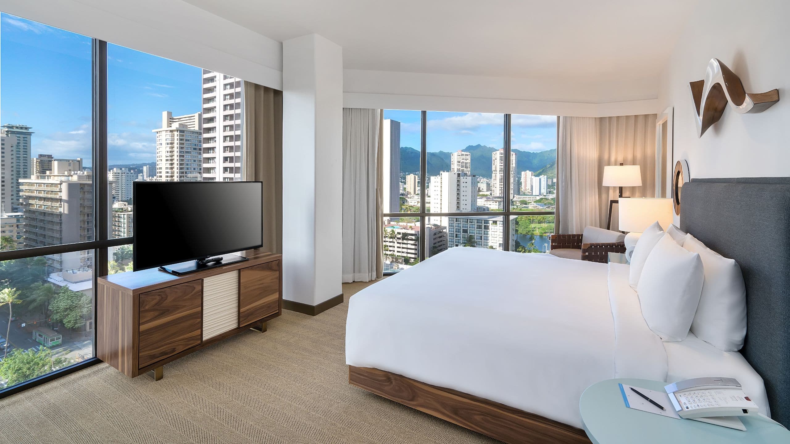 Hyatt Centric Waikiki Beach King Mountain View