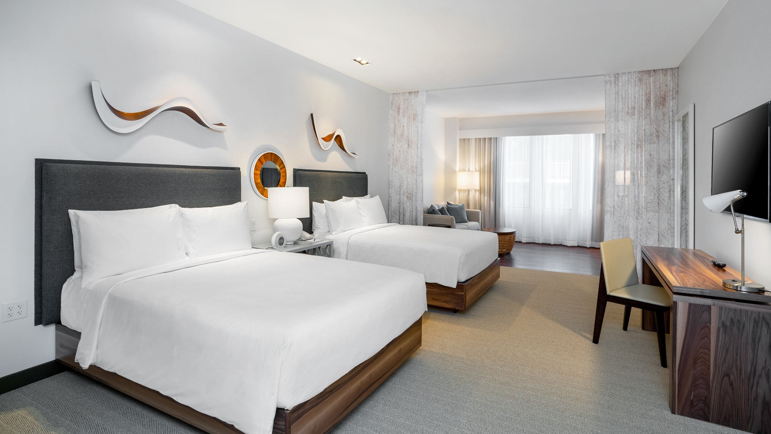 Hyatt Centric Waikiki Beach Two Queen Suite City View