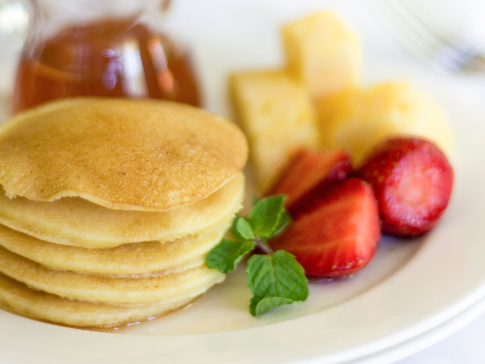 Grand Hyatt Bali Pancake With Maple Syrup