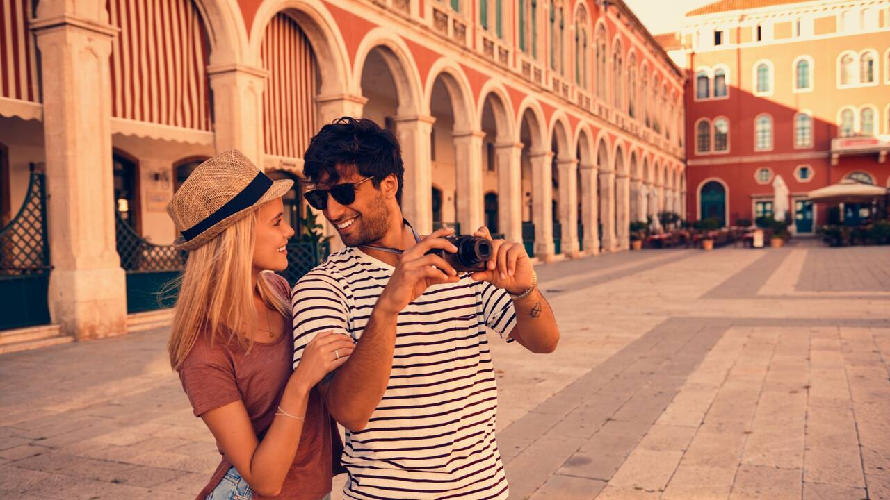 Couple with Camera