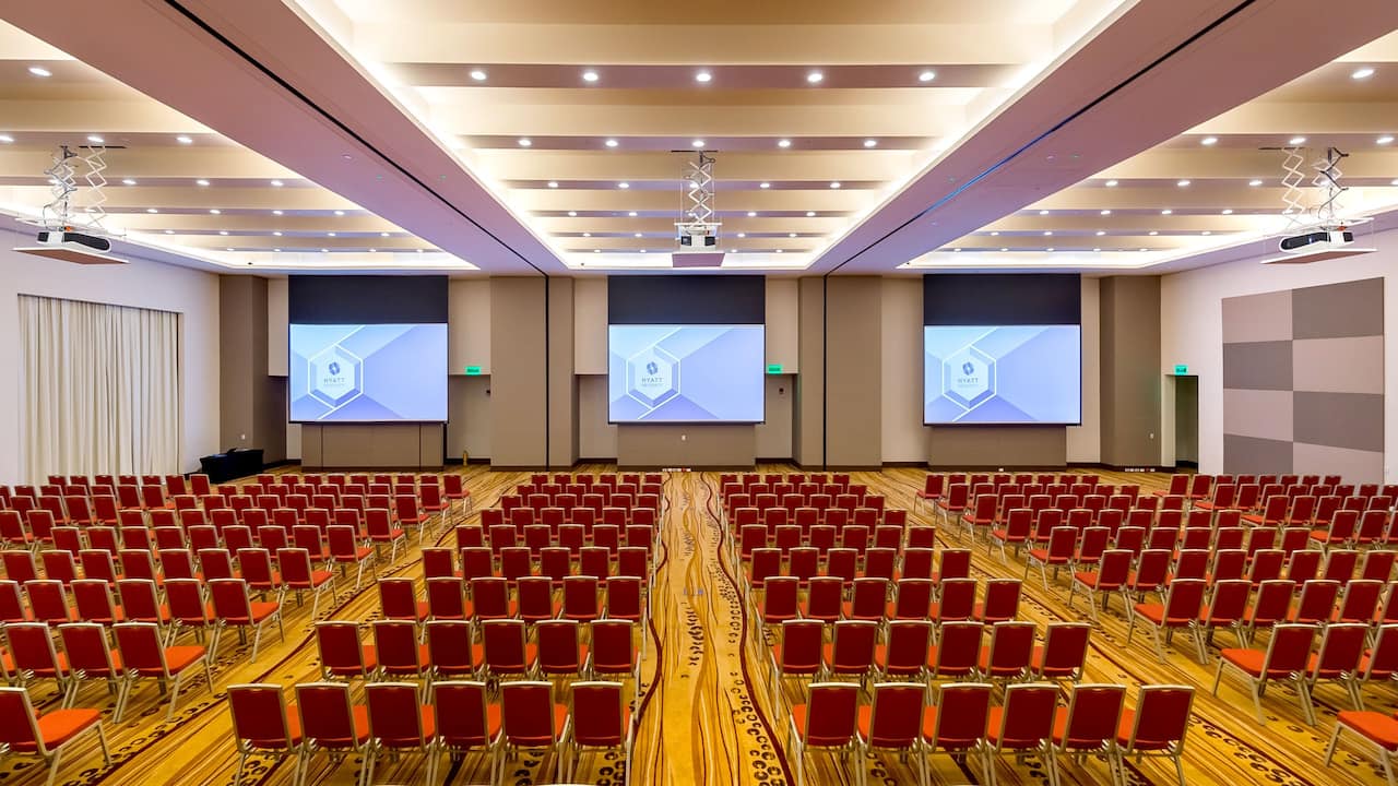 main auditorium for conference space in cartagena