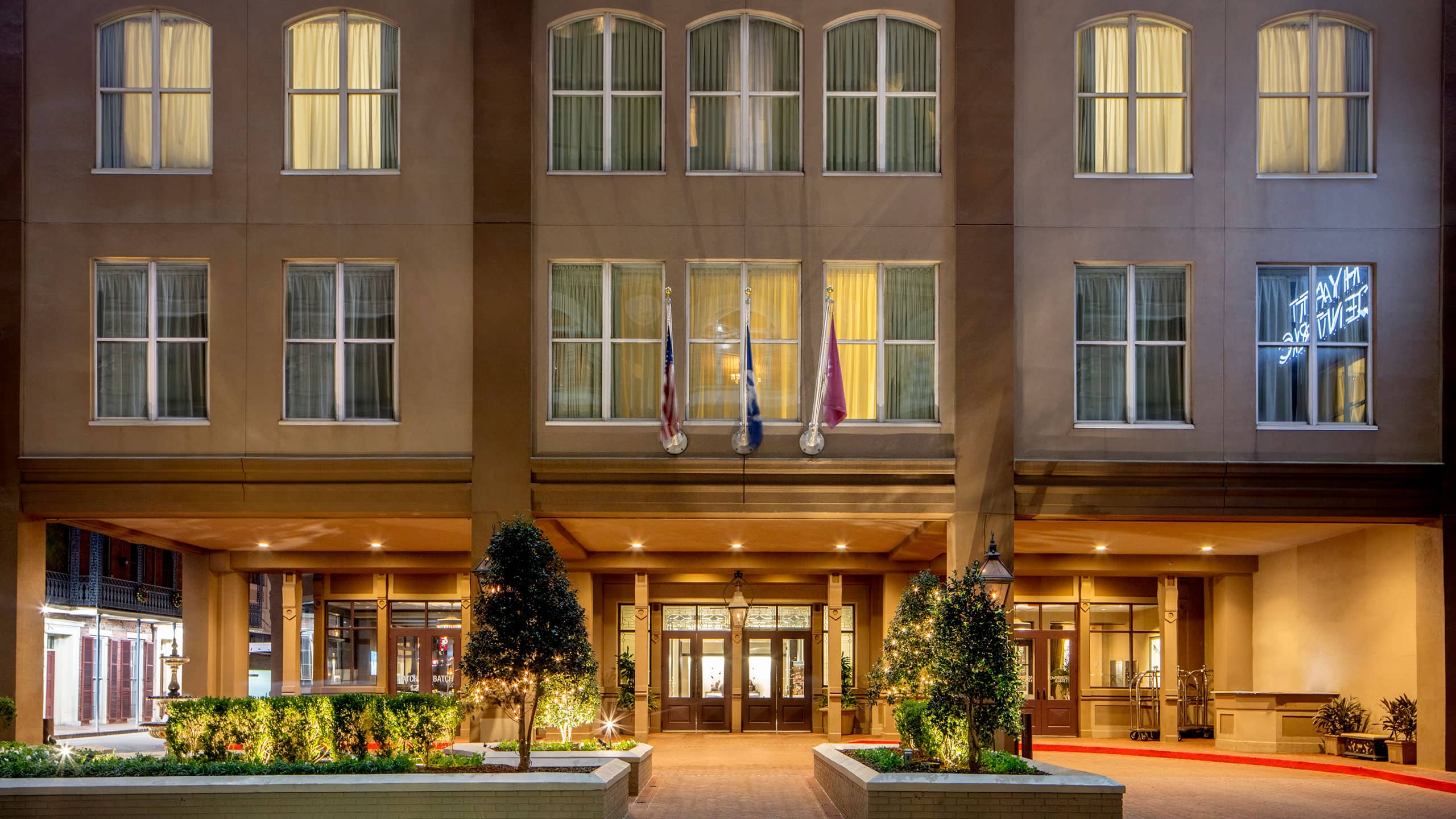 Hyatt Centric French Quarter New Orleans Main Entrance New Signage