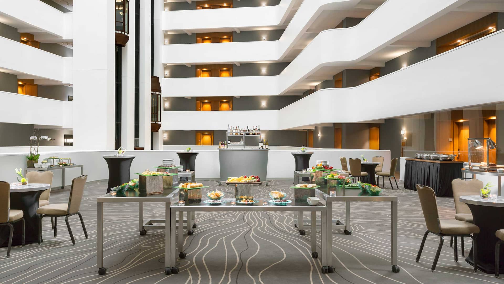 2 of 3 Hyatt Regency Bethesda Lobby Terrace Reception Spread