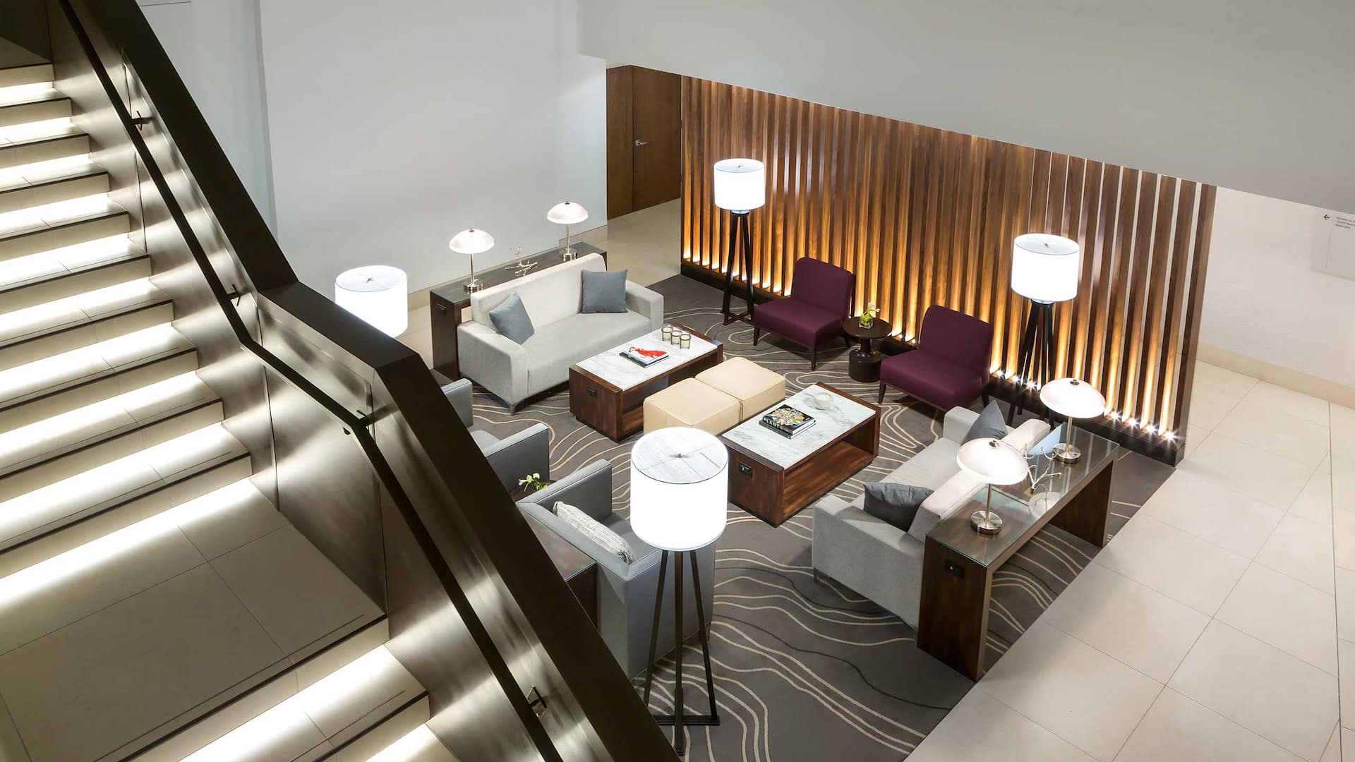 Hyatt Regency Bethesda Lobby Top View
