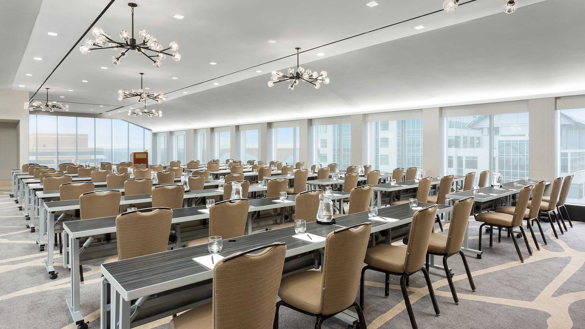 Hyatt Regency Bethesda Rooftop Classroom Shades