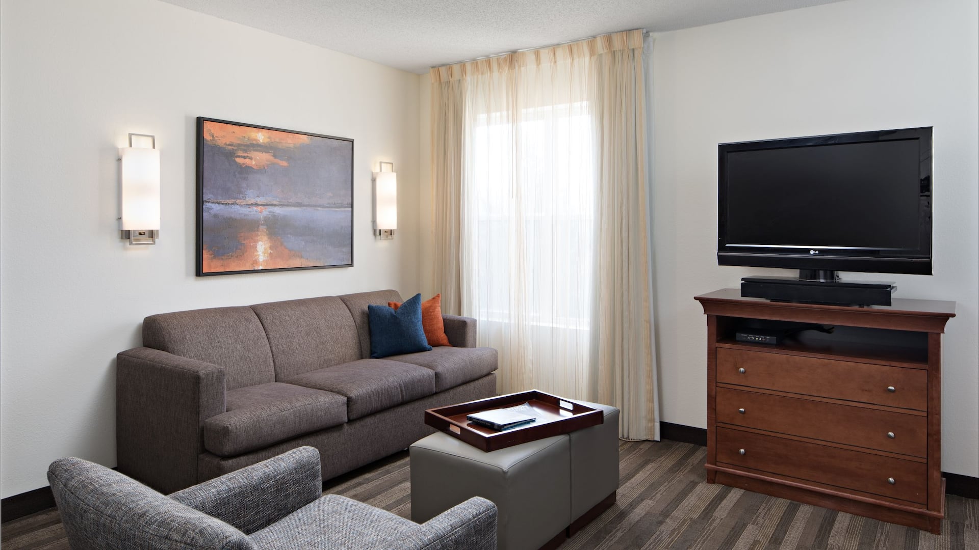 第 8，共 9 Hyatt House Herndon/Reston Studio Suite Family Room