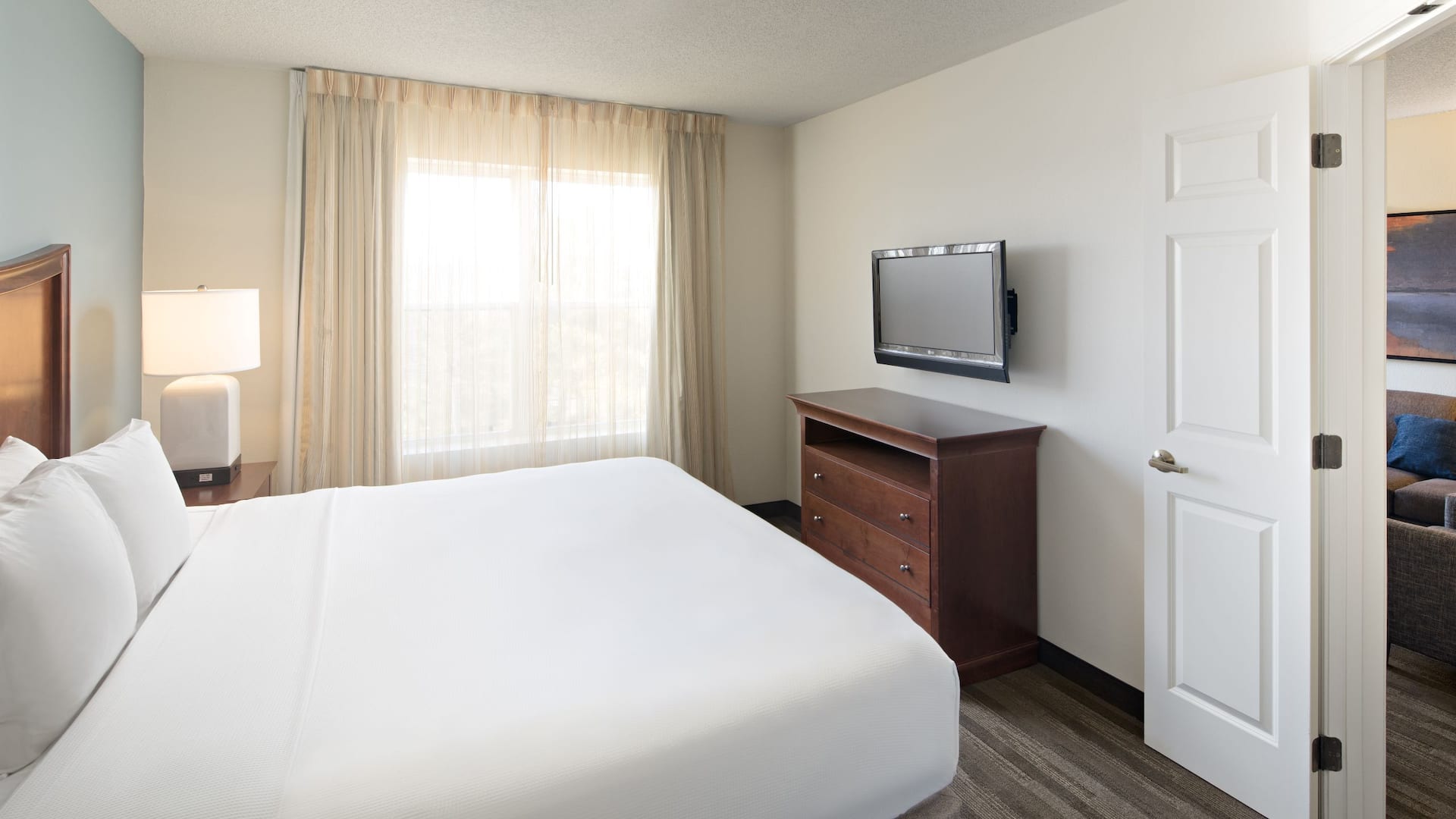 Hyatt House Herndon/Reston Two Bedroom Suite Bedroom One