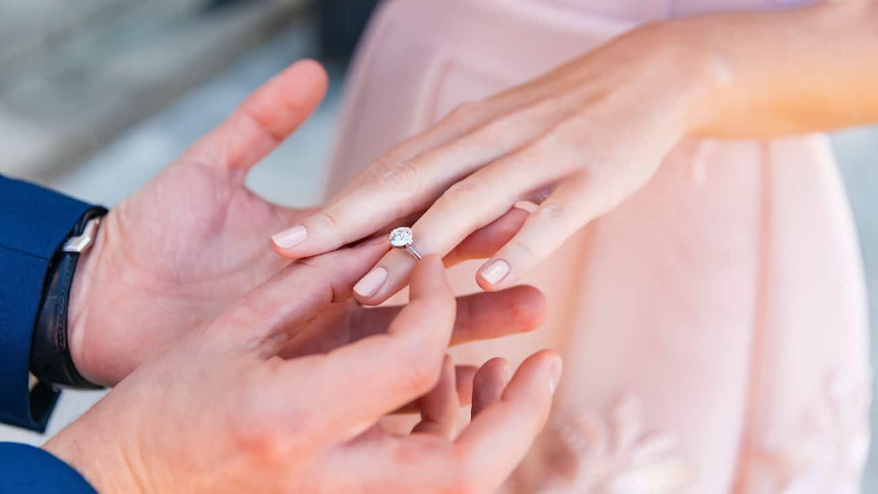 Couple Proposal Ring