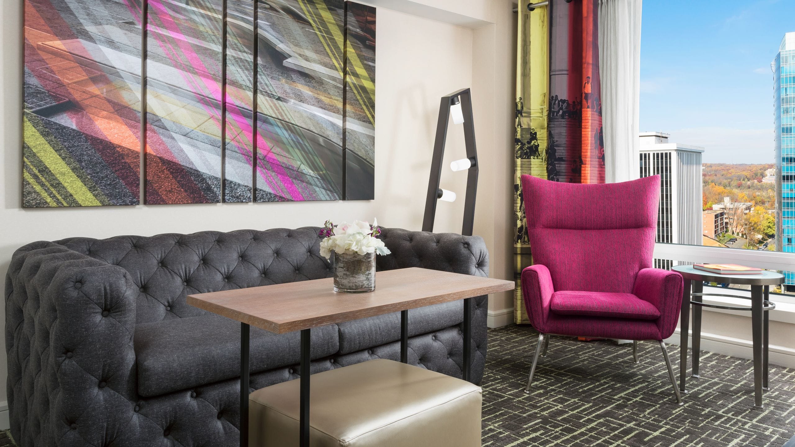 Hyatt Centric Arlington Guestroom Suite Seating