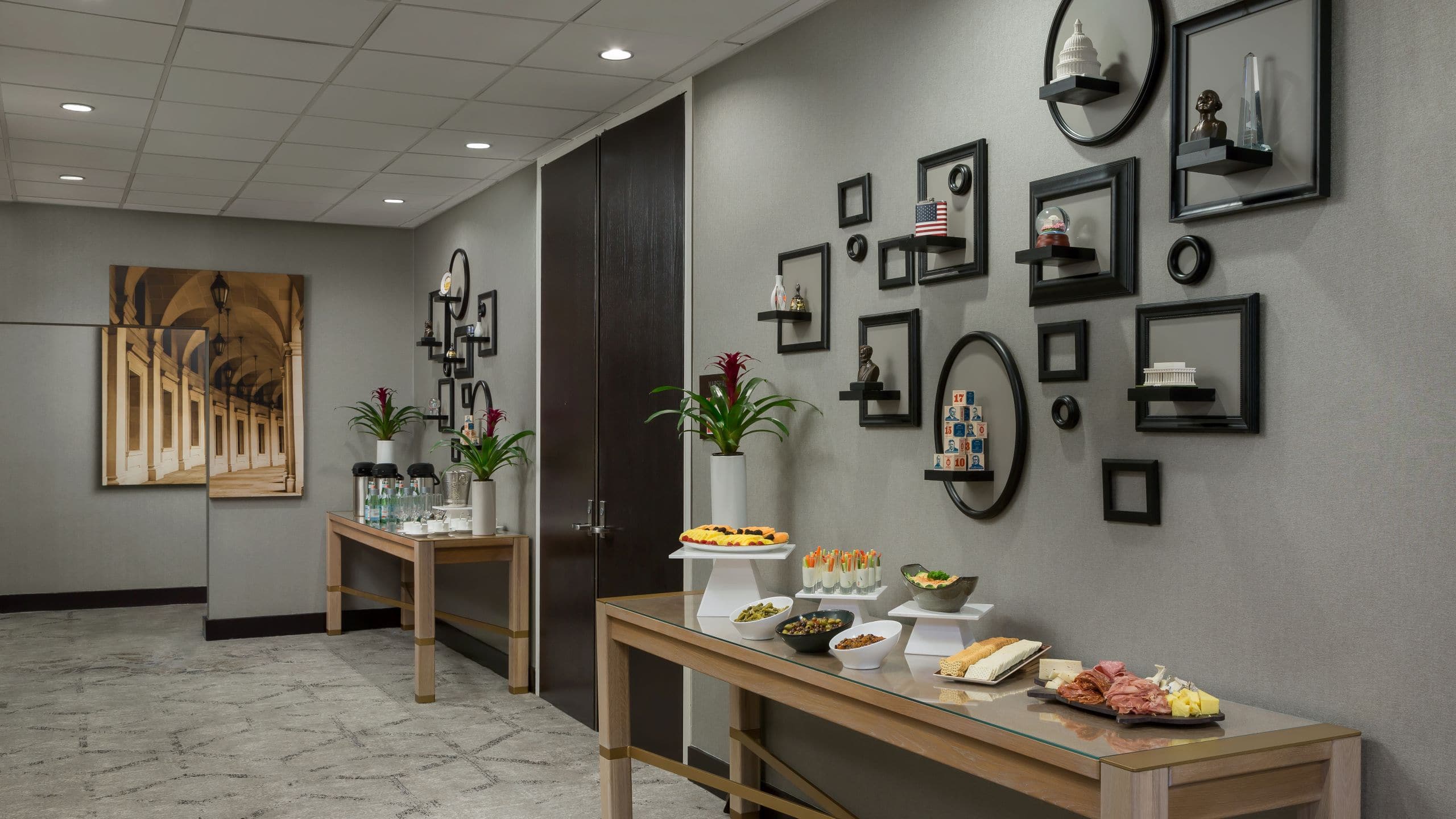 Hyatt Centric Arlington Lower Level Prefunction Buffet