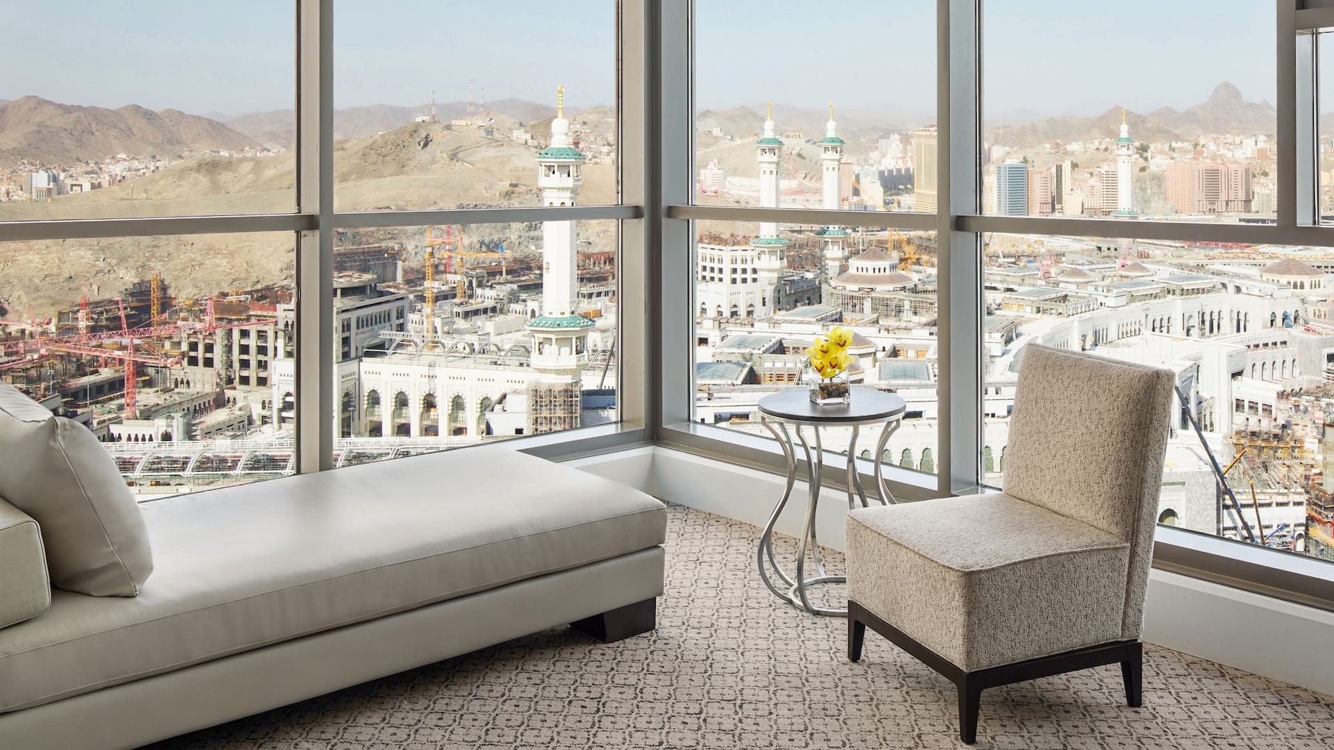 Jabal Omar Hyatt Regency Makkah Royal Suite Bedroom Siting