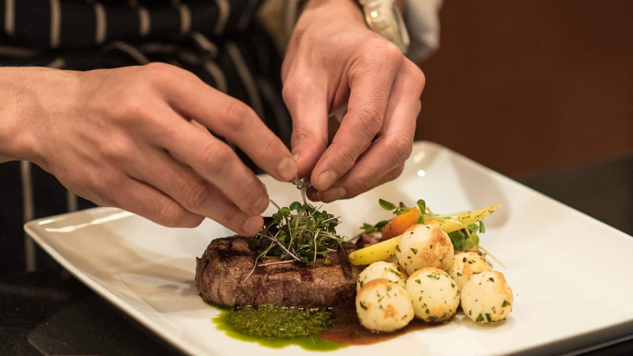 Thomsons Kitchen & Bar Steak Prepared by Chef