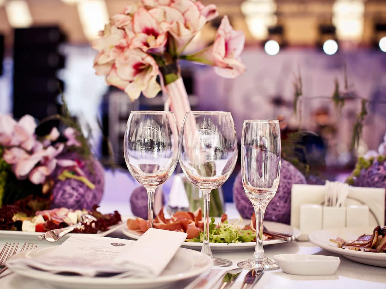 Wedding table at Hyatt Regency Houston Galleria