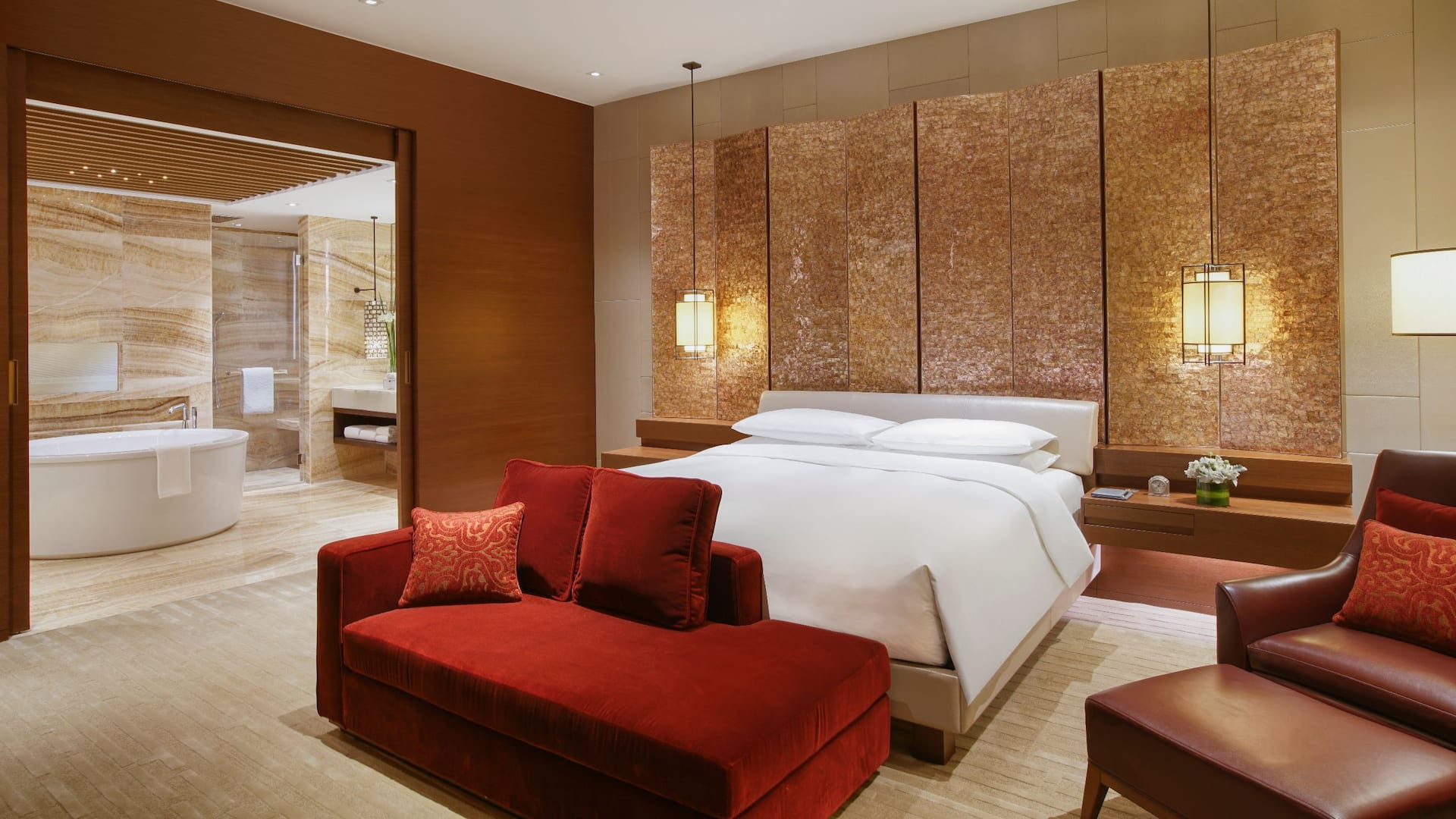 2 de 2 Hyatt Regency Xiamen Wuyuanwan Presidential Suite Bedroom