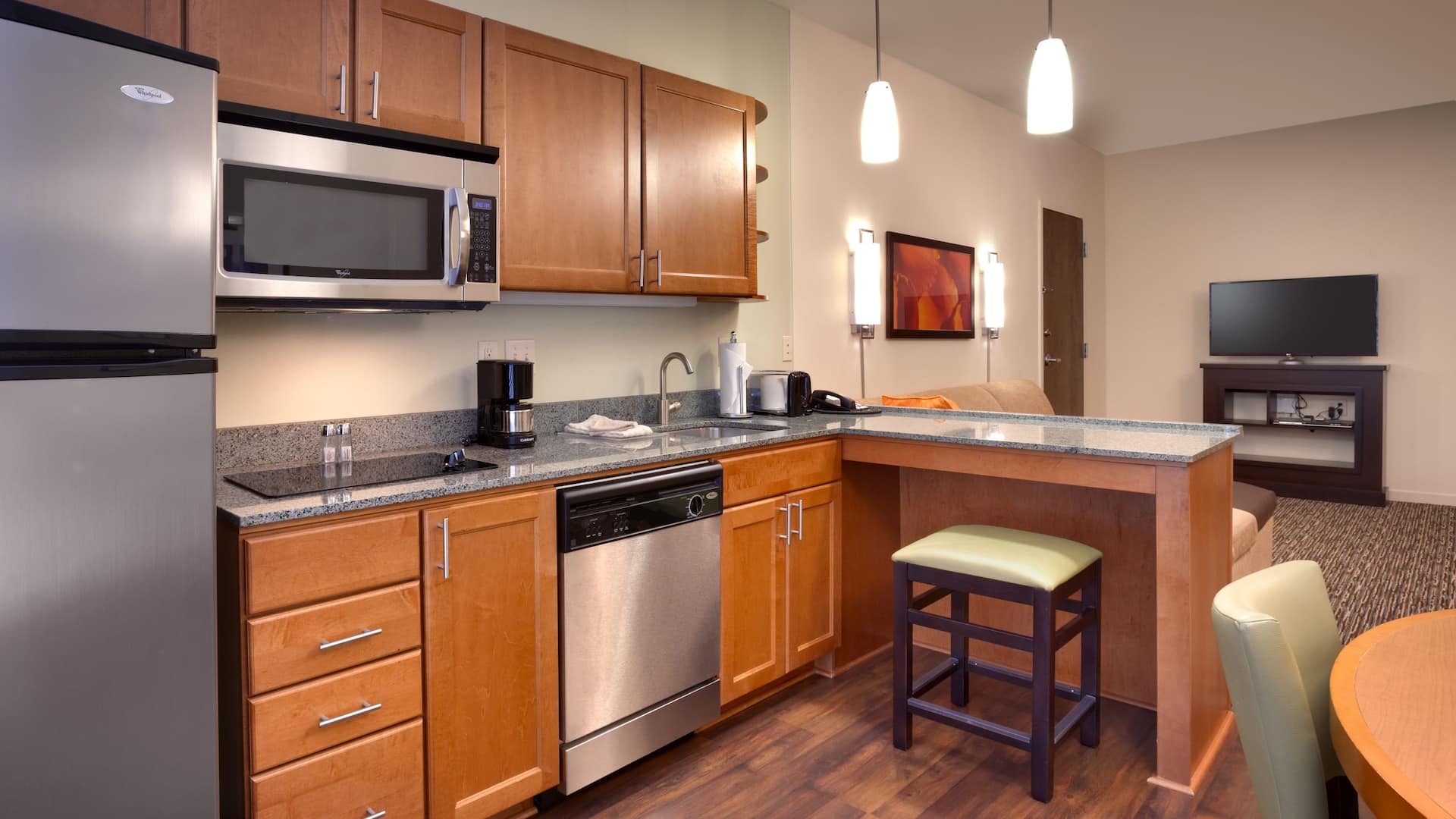 Hyatt House Salt Lake City/Sandy One Bedroom King Suite Kitchen